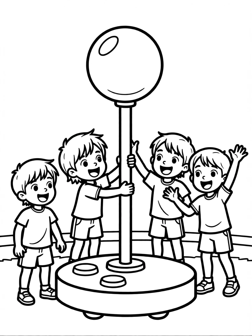 A strong joystick moving characters.