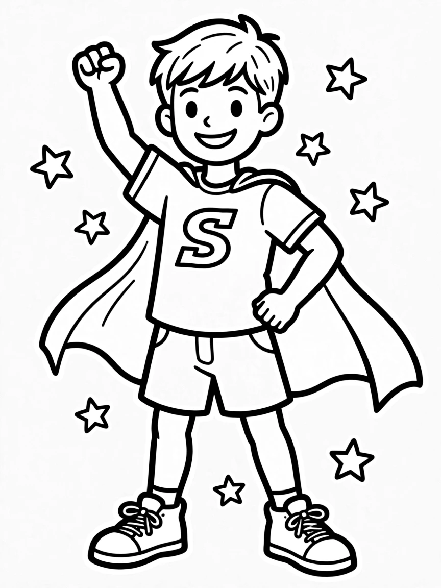 A strong coloring book with pictures.