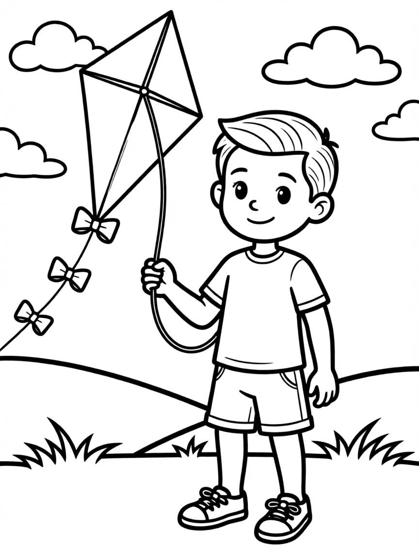 A boy with hair that is short and neatly combed back.