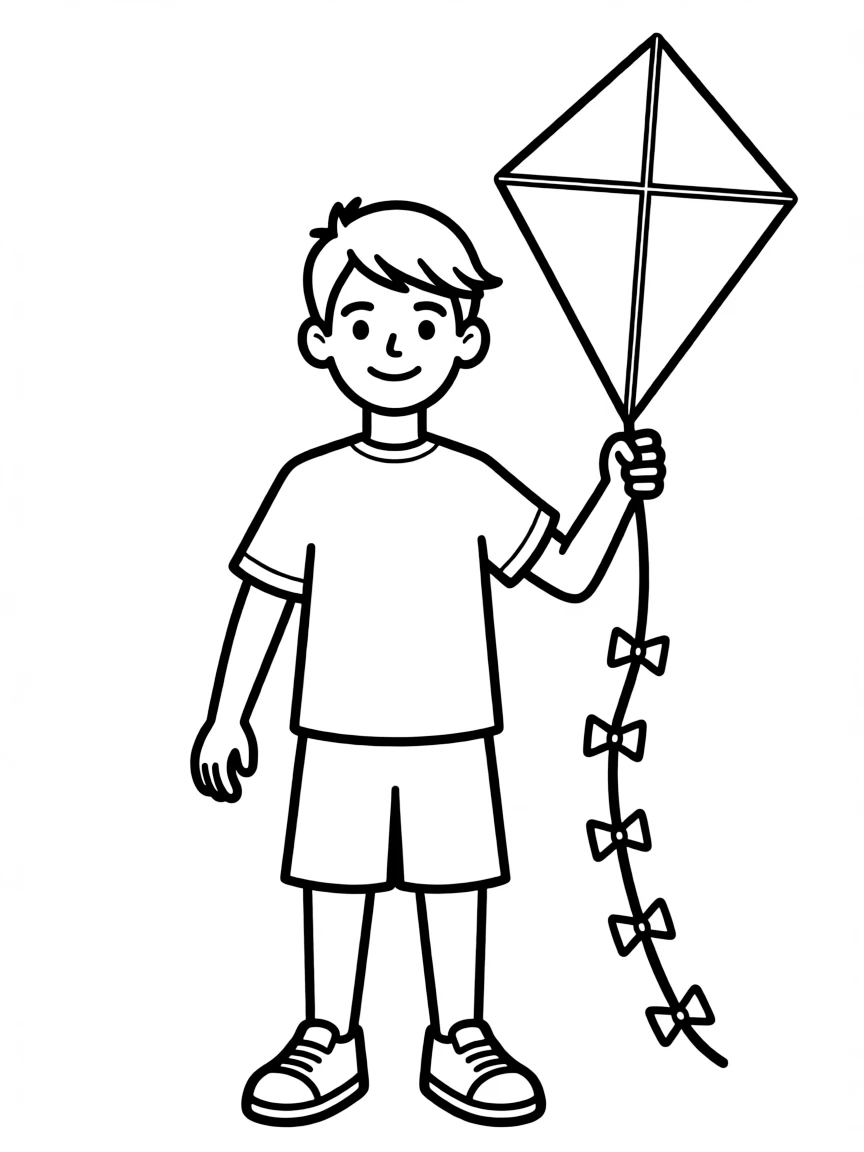 A boy with a short, neat haircut, brushed forward.