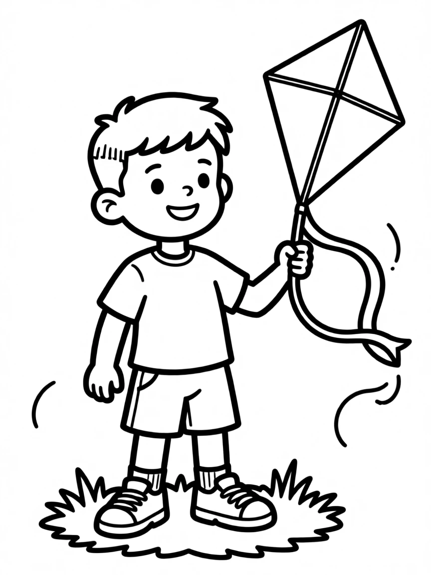 A boy with a short, neat fade haircut.