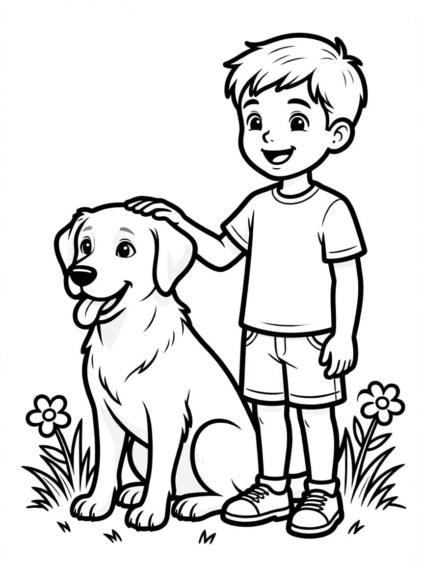 A boy with a short, neat textured crop.