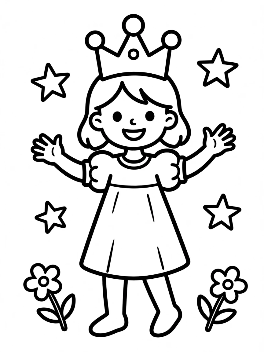 A child with hair in a simple blue tiara.