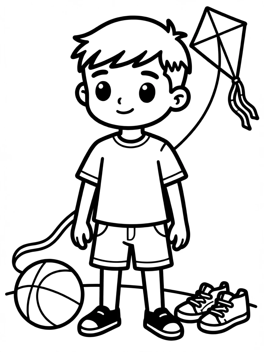 A boy with a short, neat fade haircut.