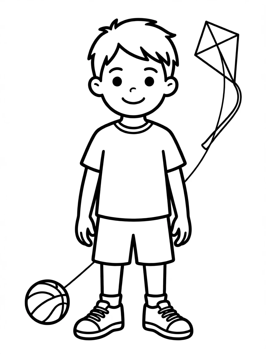 A boy with a short crew cut, neat and tidy.