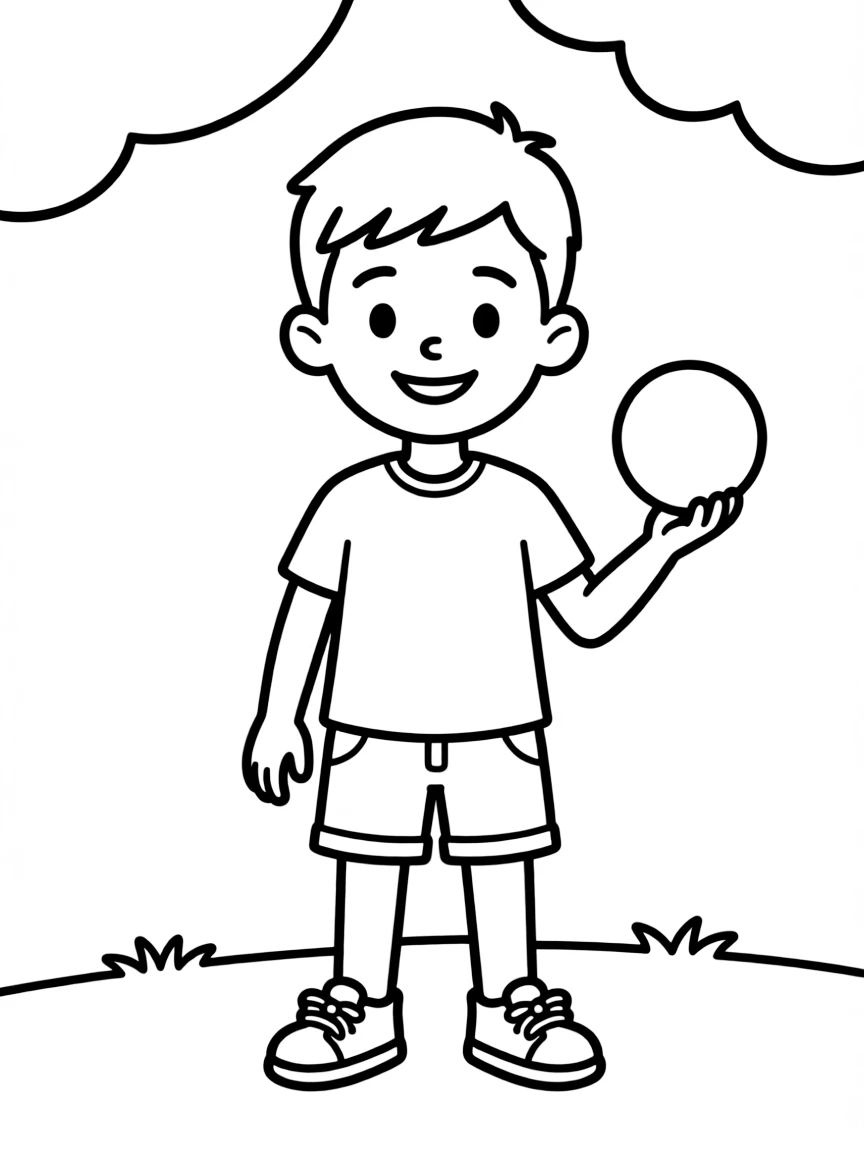 A boy with a short, neat textured crop.
