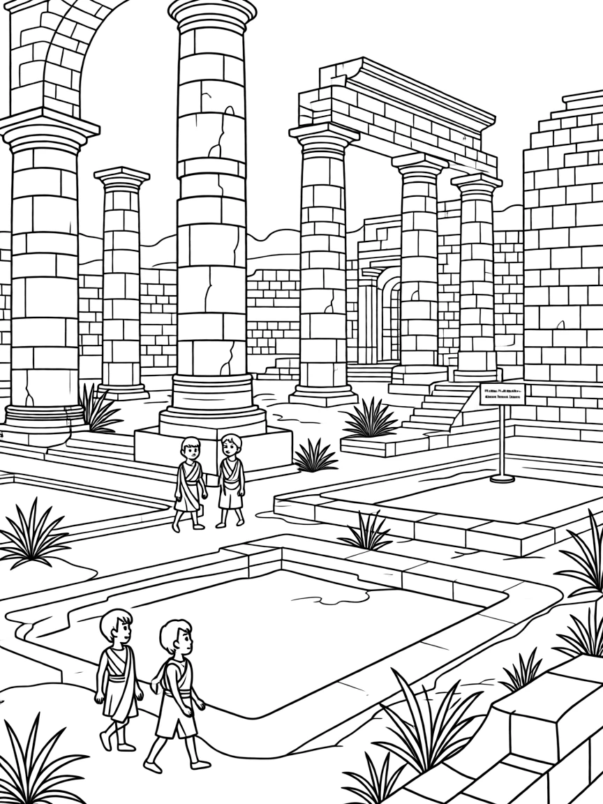 The Baths of Caracalla with Roman thermal bath ruins, ancient Roman engineering, imperial luxury recreations, and archaeological site preservation