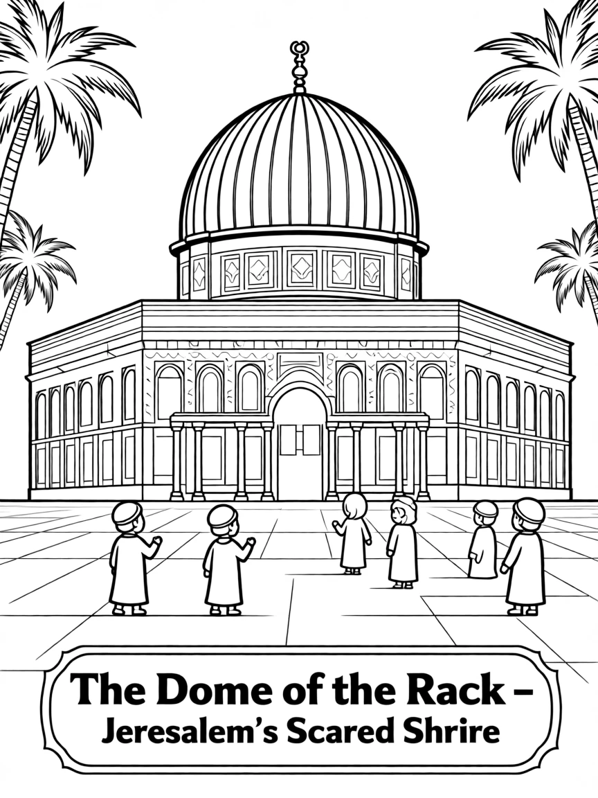 The Dome of the Rock with Jerusalem Islamic shrine, Temple Mount religious significance, Byzantine-Islamic architecture, and Middle Eastern pilgrimage traditions