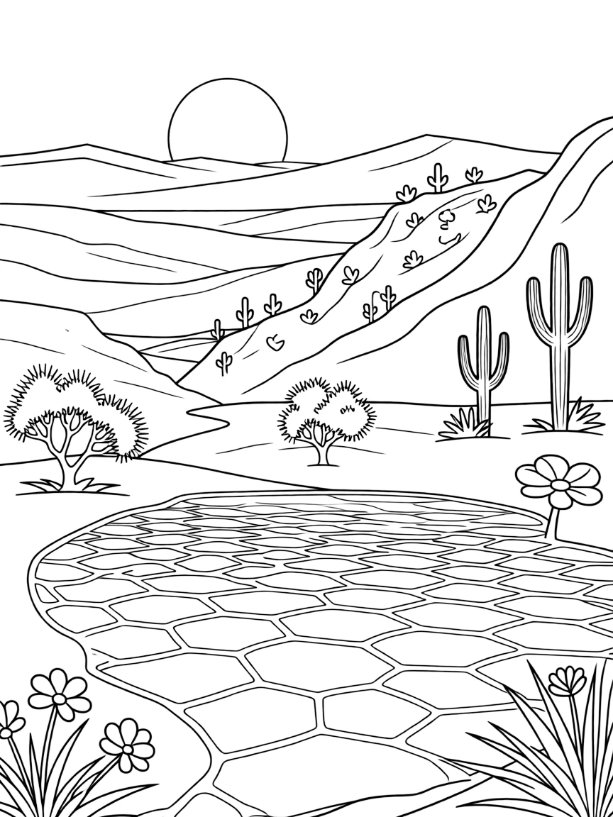 Death Valley National Park with California-Nevada desert extremes, Badwater Basin below-sea-level, wildflower bloom unpredictability, and Mojave-Sonoran ecosystem boundaries