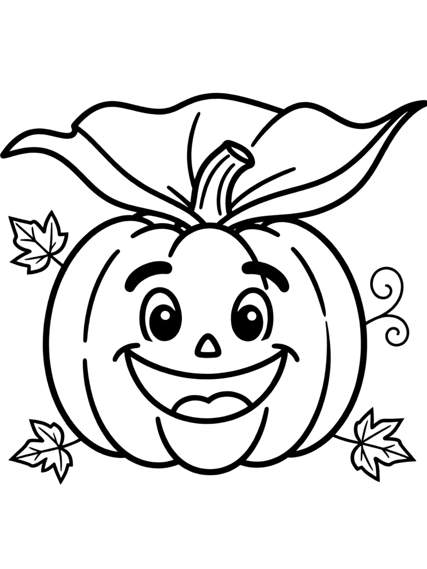 A big, happy pumpkin wearing a superhero cape.