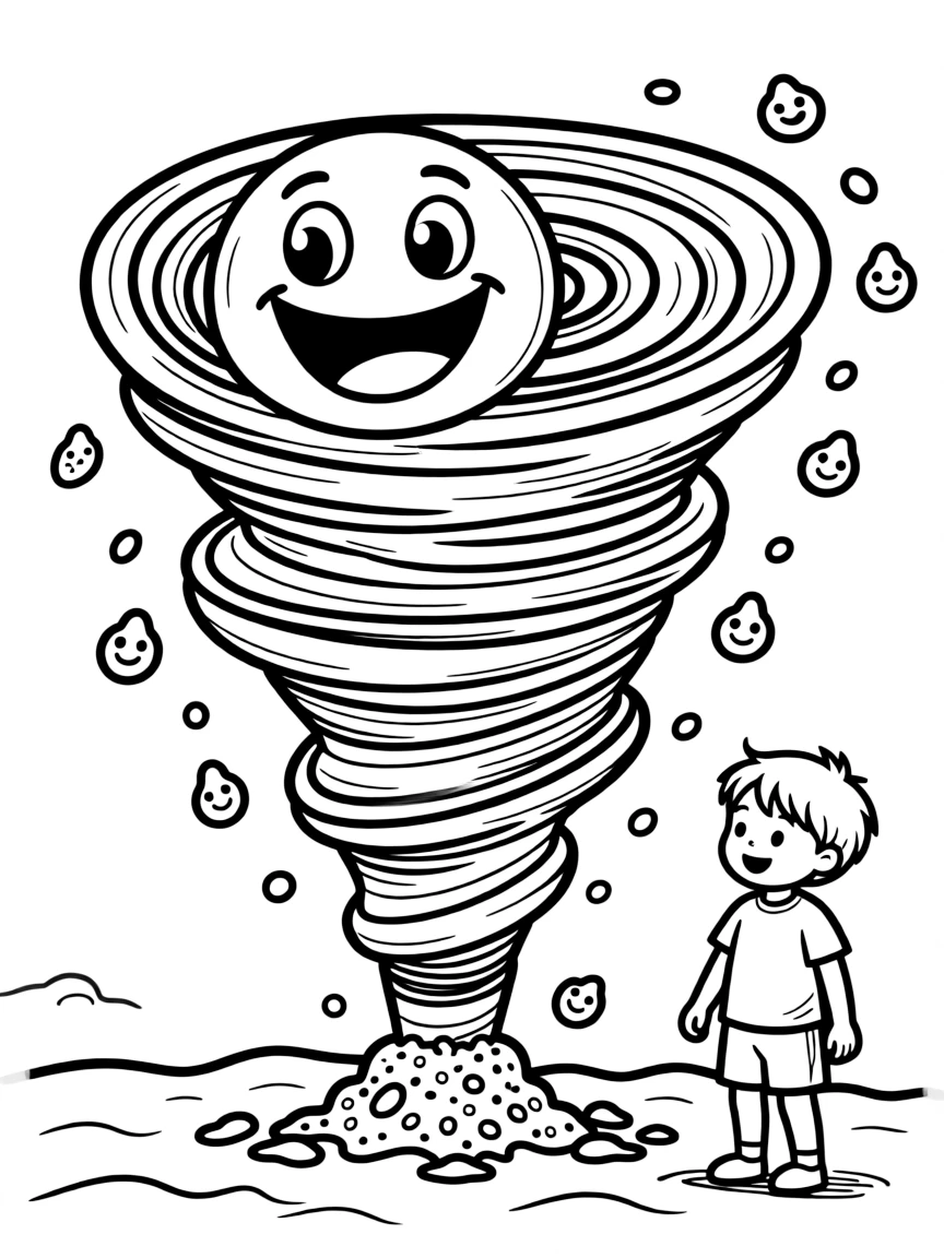 A happy sand funnel.