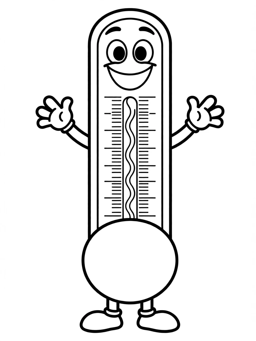A happy toy thermometer.