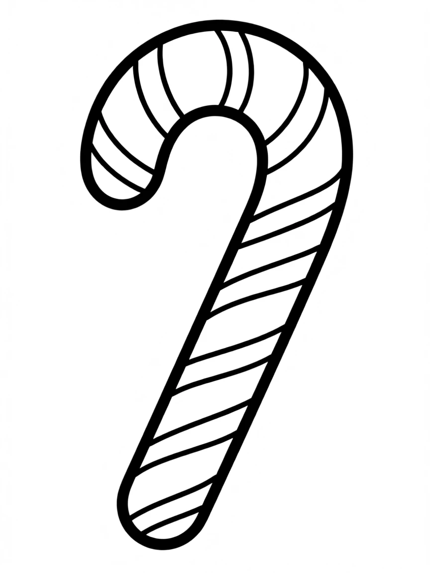 A candy cane.