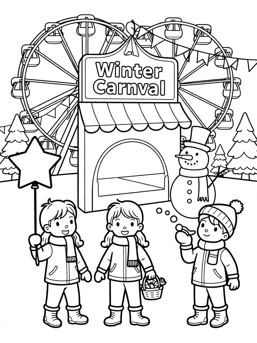 A winter carnival.