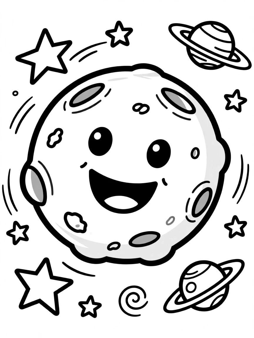 A playful asteroid tumbling.