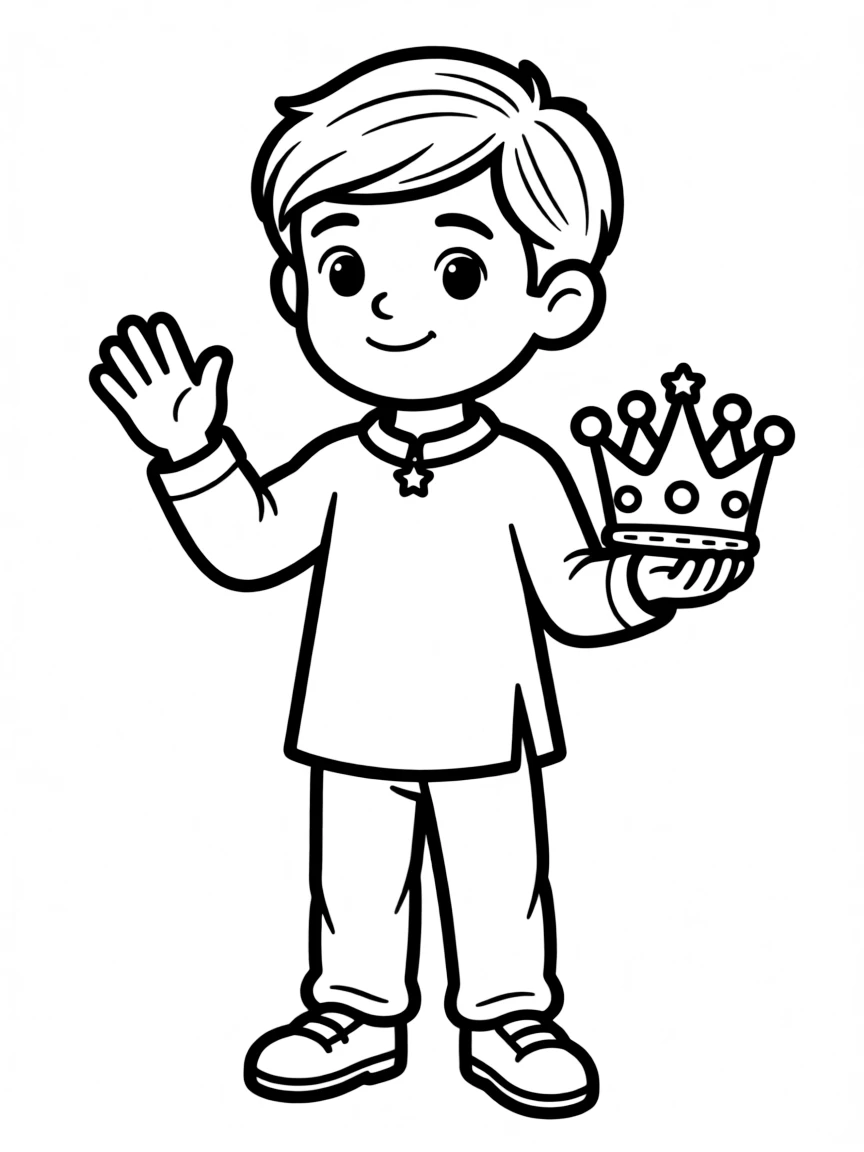 A cute prince charming.