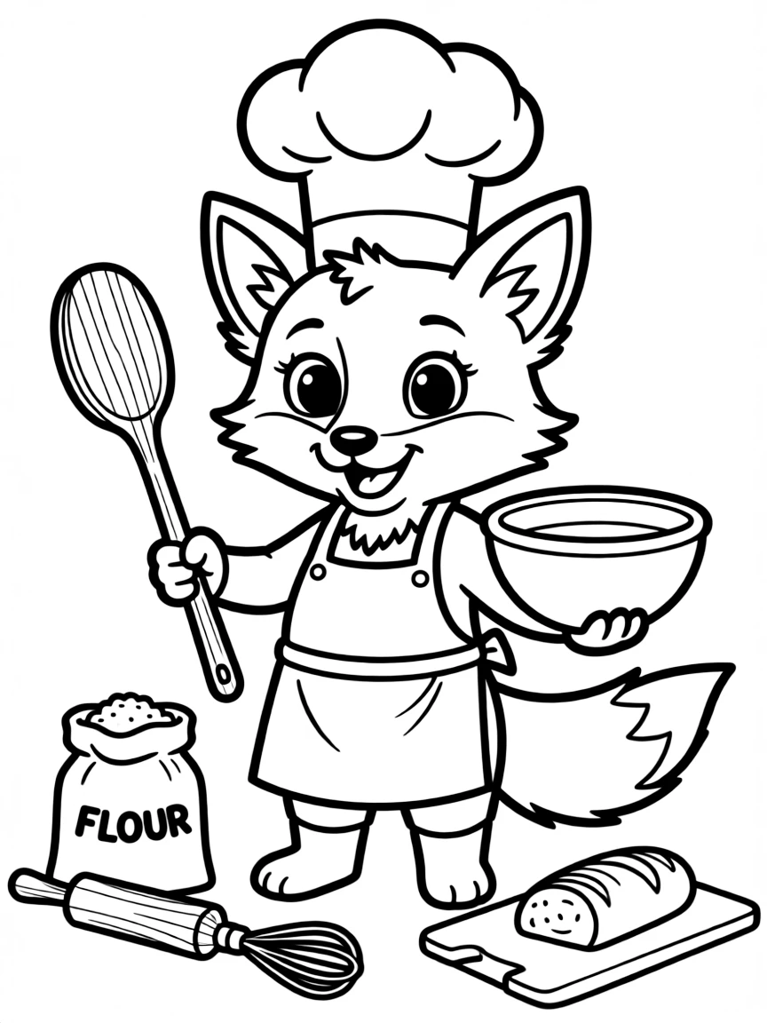 A little animal chef.