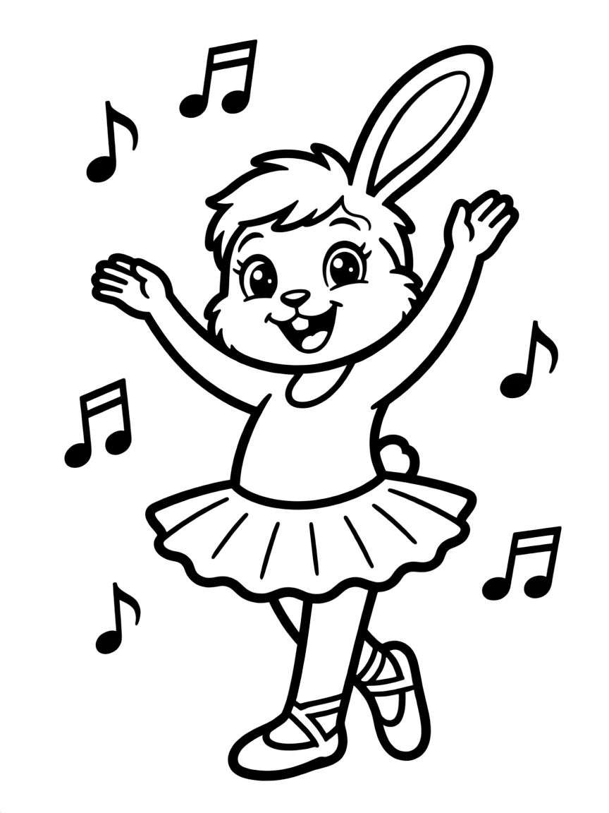 A happy animal dancer.