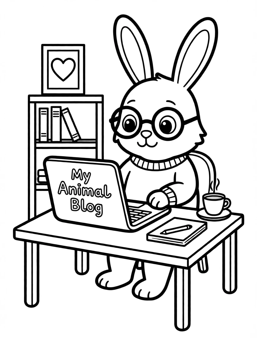 A cute animal blogger.