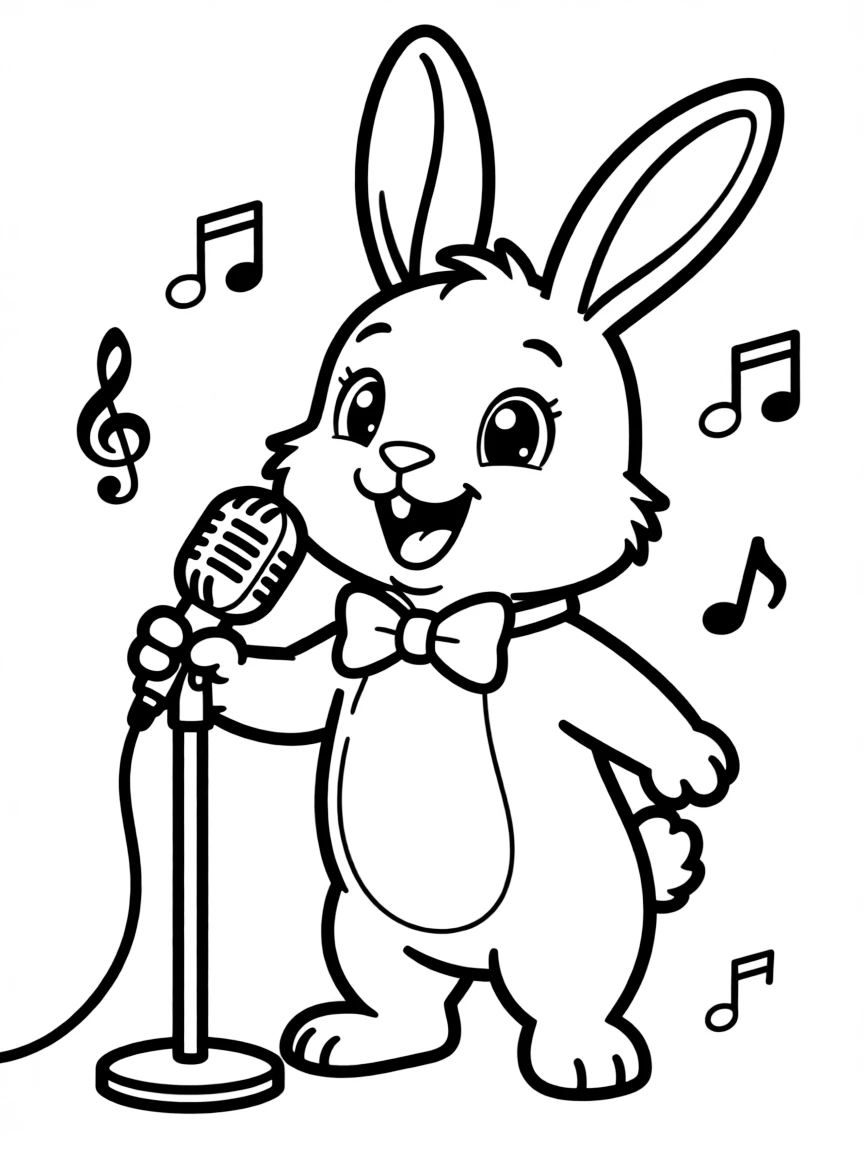 A little animal singer.