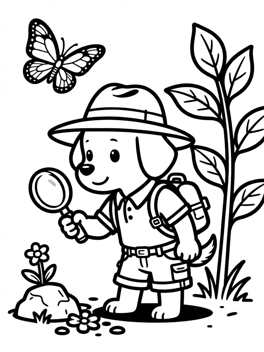 A cute animal explorer.