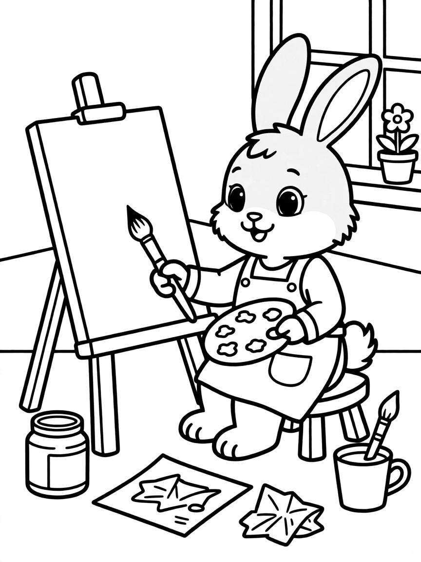 A cute animal artist.