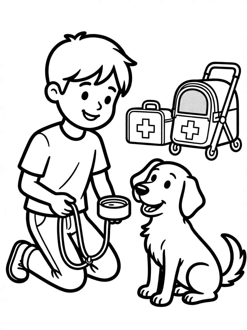 A smiling animal animal rescuer.
