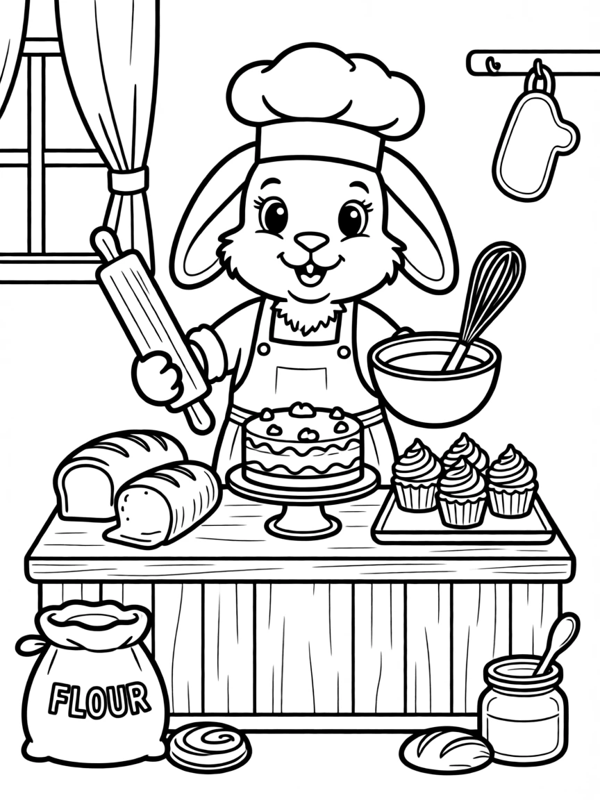 A little animal baker.