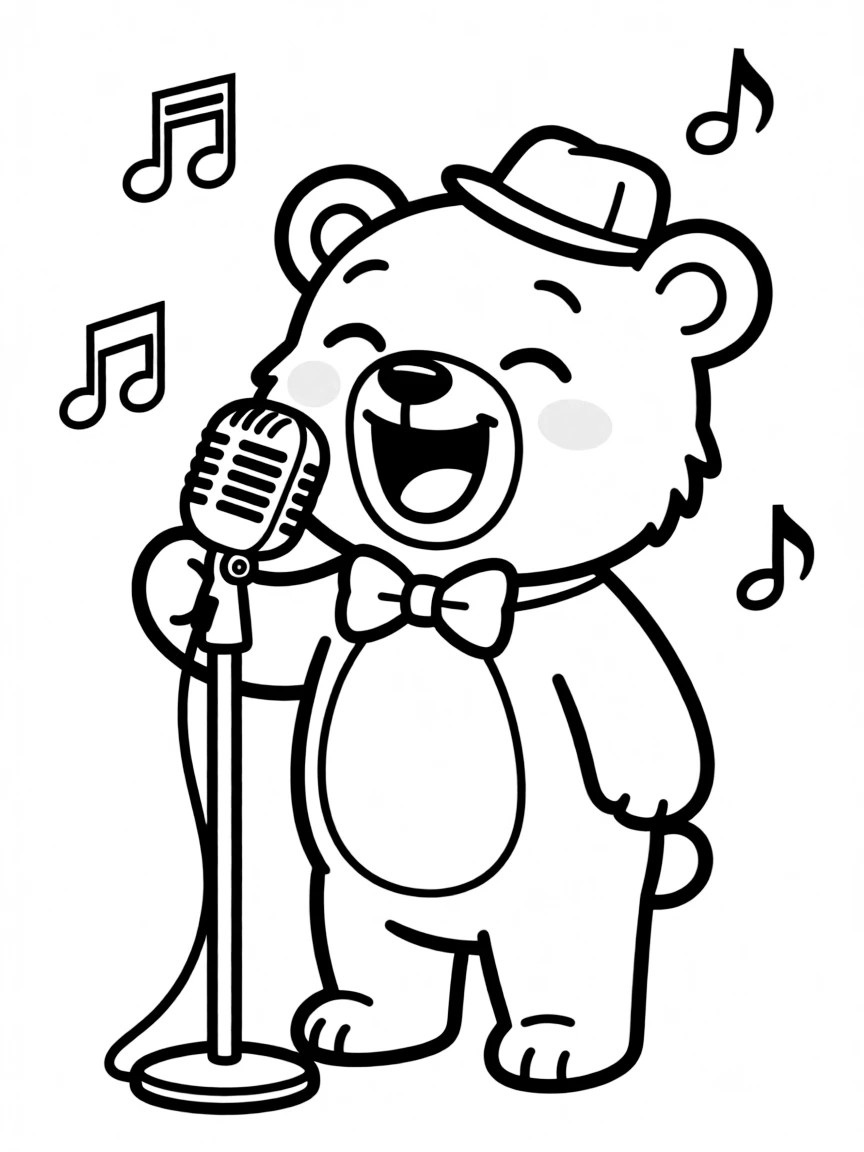 A joyful animal singer.