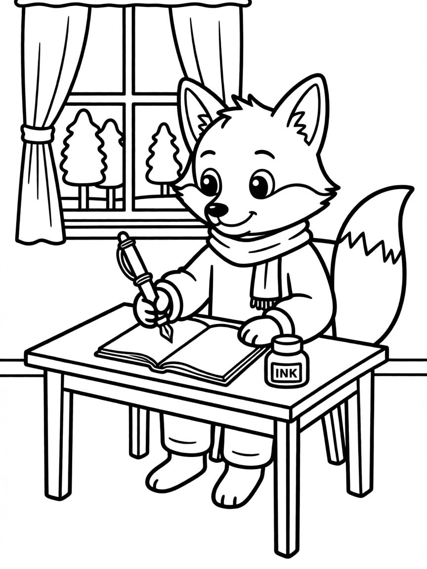 A little animal writer.