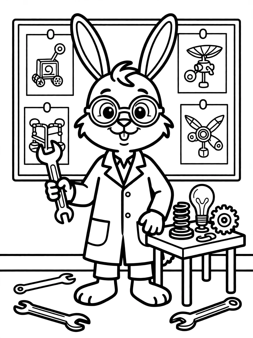 A cheerful animal inventor.