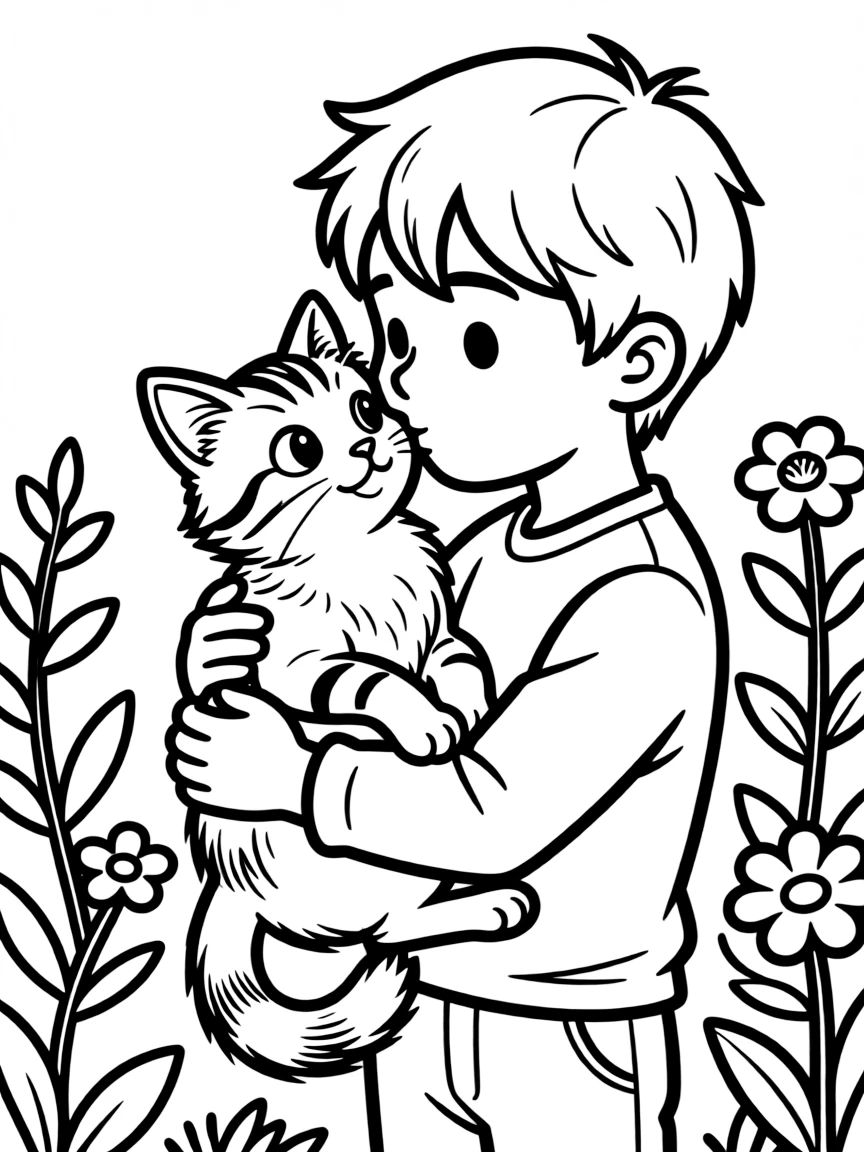 A smiling animal cat whisperer.