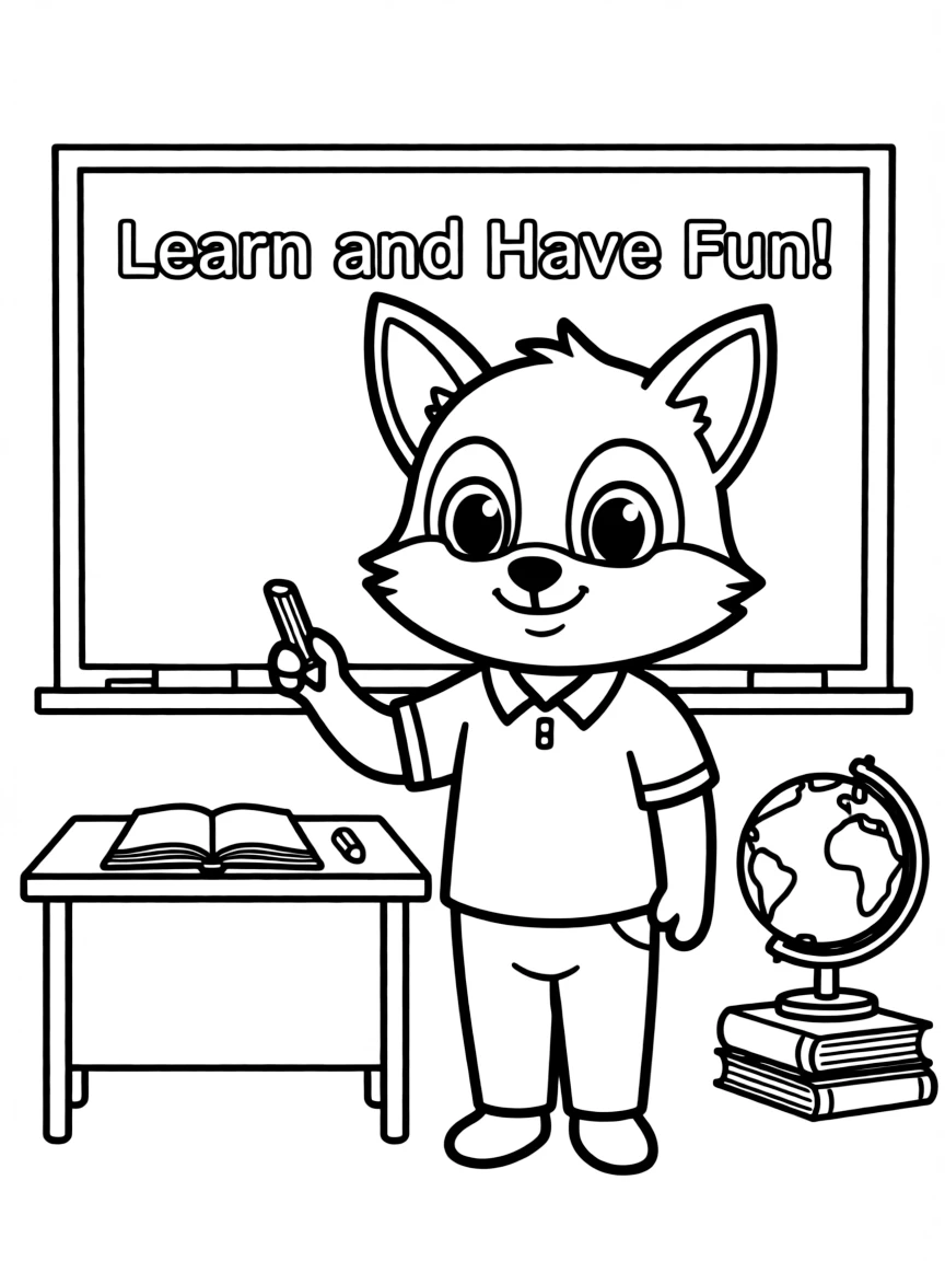 A little animal teacher.