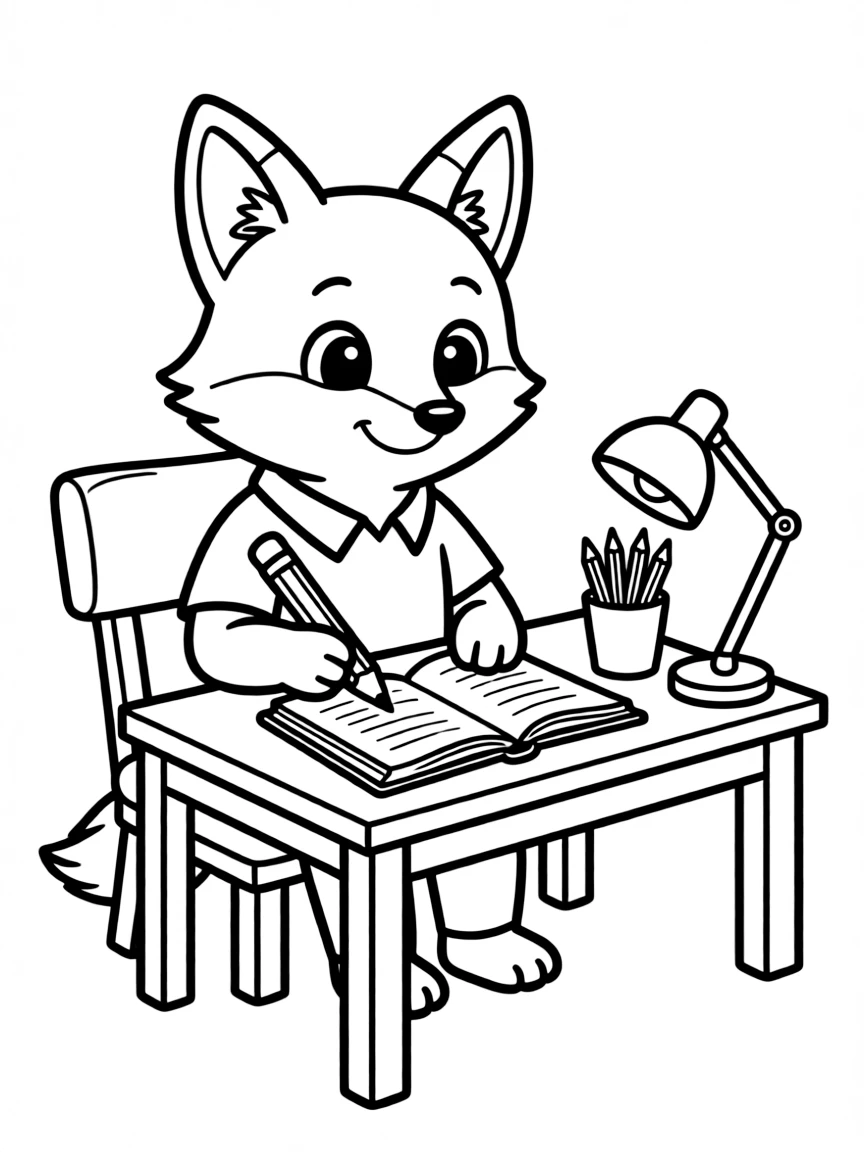 A smiling animal writer.