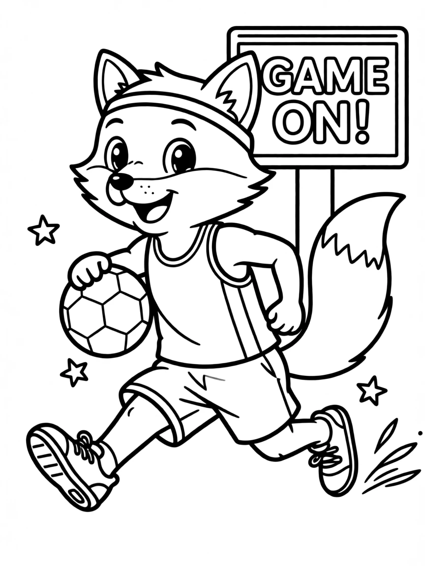 A playful animal athlete.