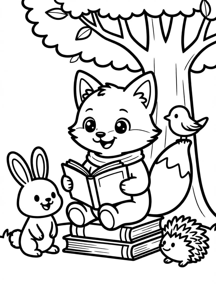A kawaii animal storyteller.