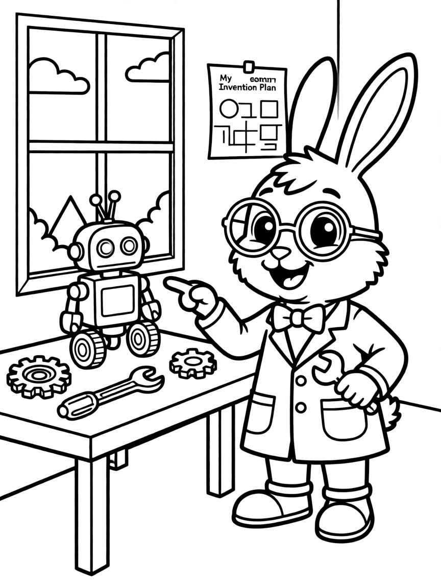 A little animal inventor.