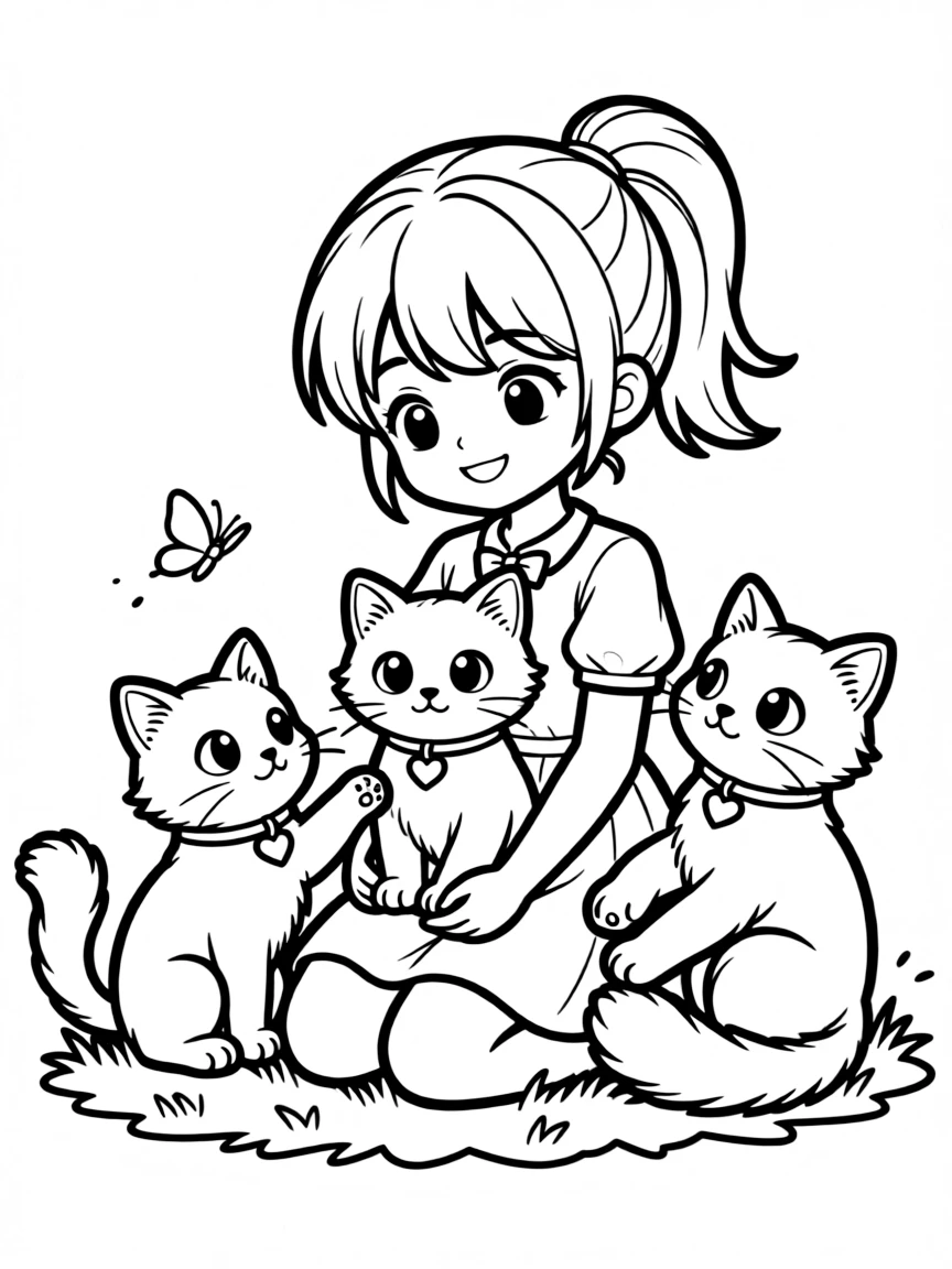 A kawaii animal cat whisperer.
