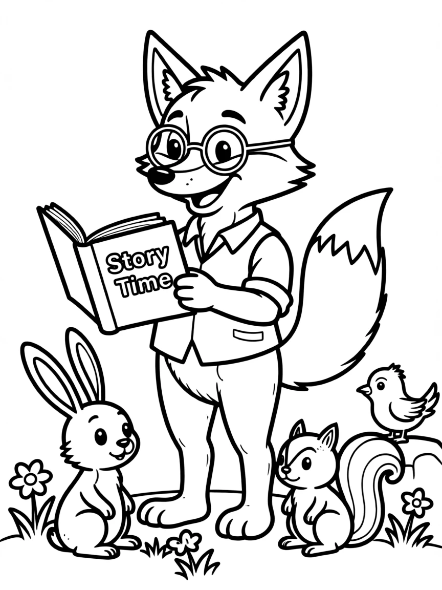 A happy animal storyteller.