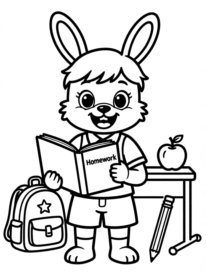 A playful animal student.