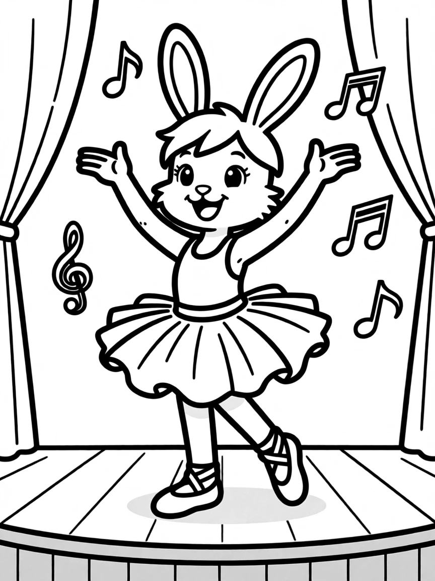 A joyful animal dancer.