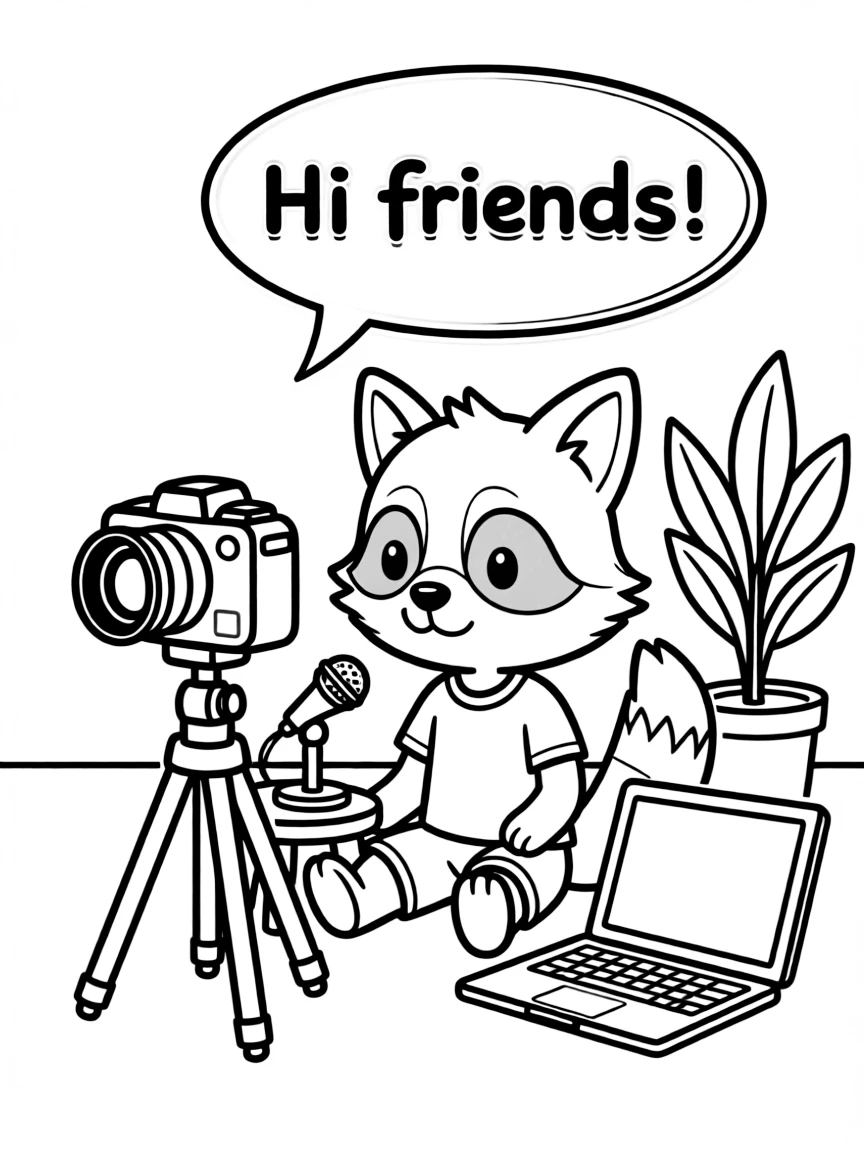 A little animal vlogger.