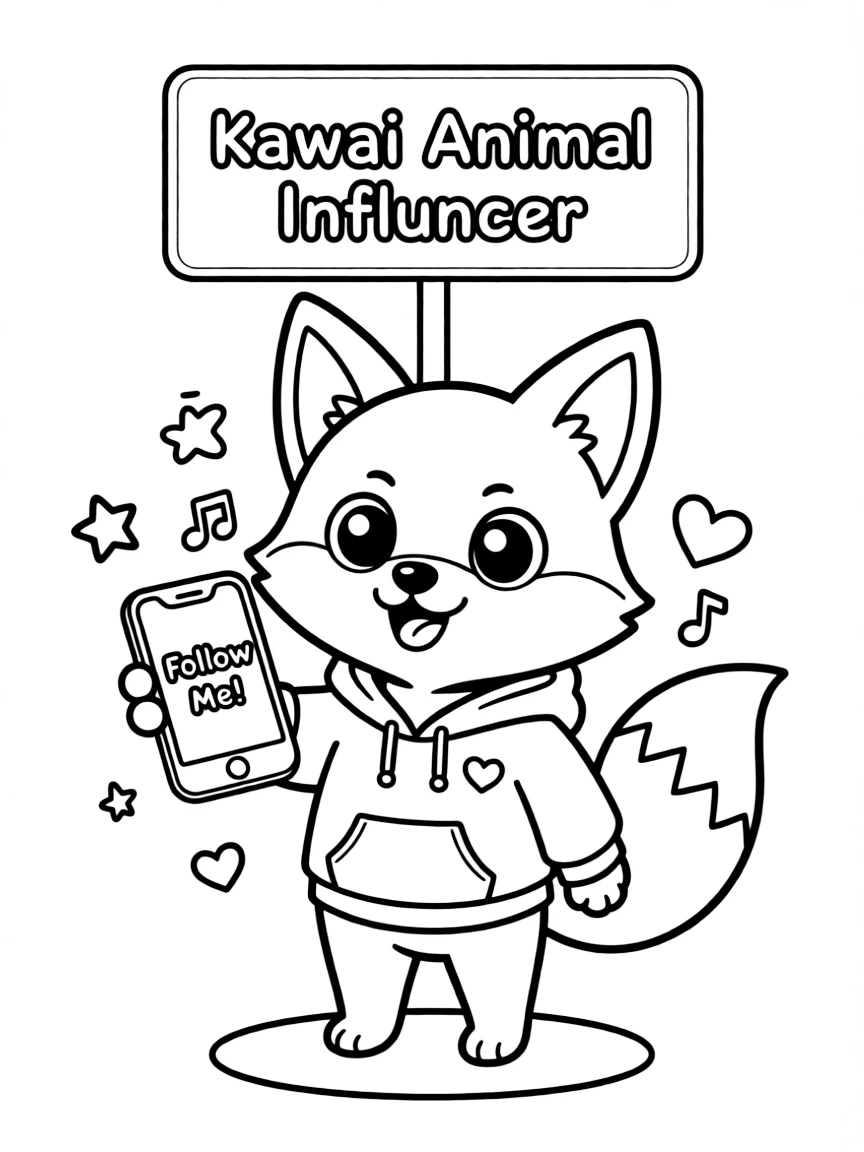 A kawaii animal influencer.