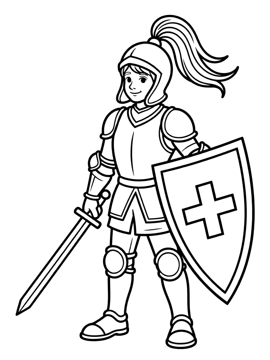 A knight in shining armor