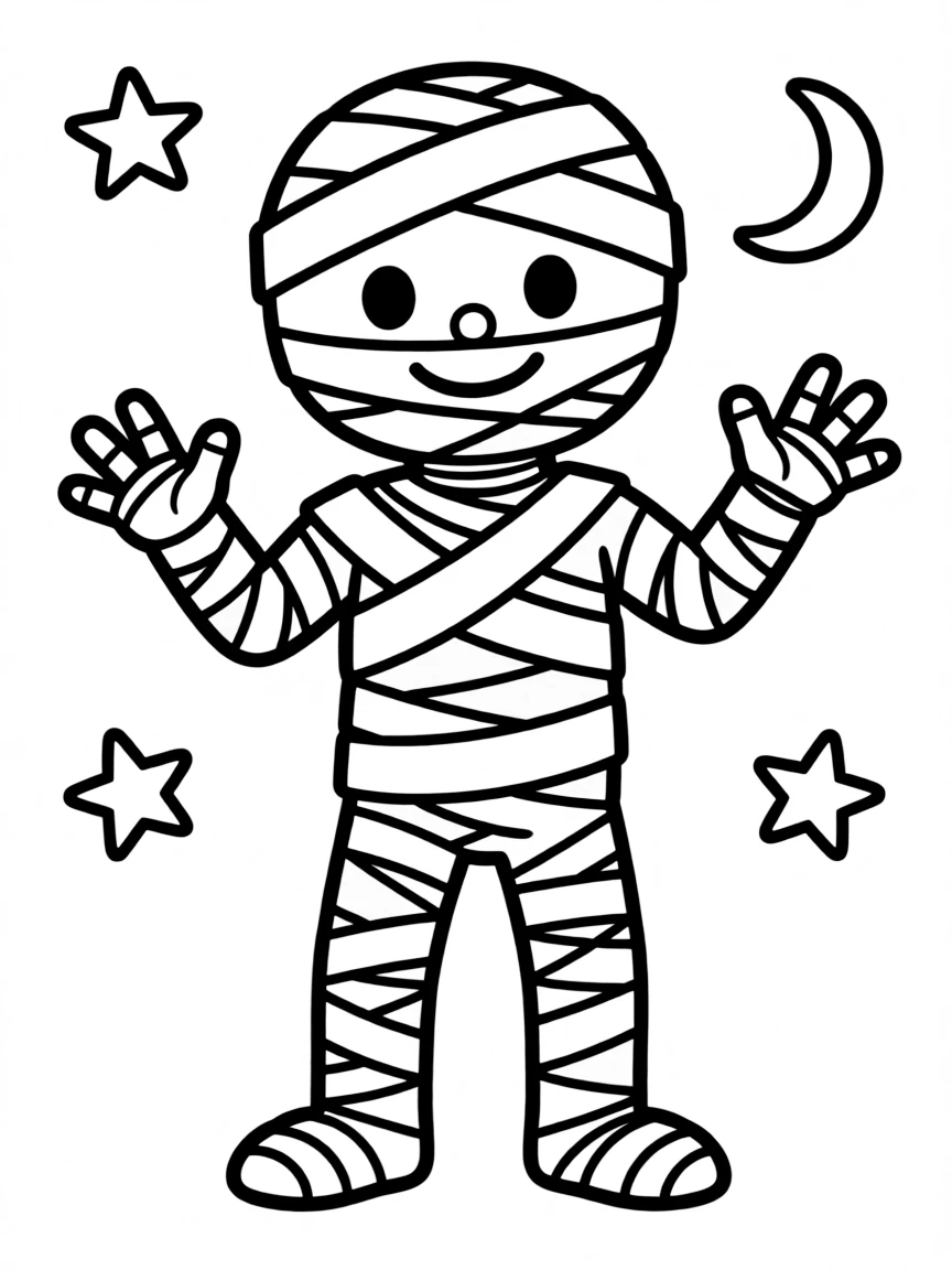 A mummy wrapped in bandages