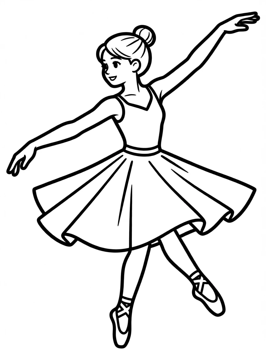 A dancer doing a twirl