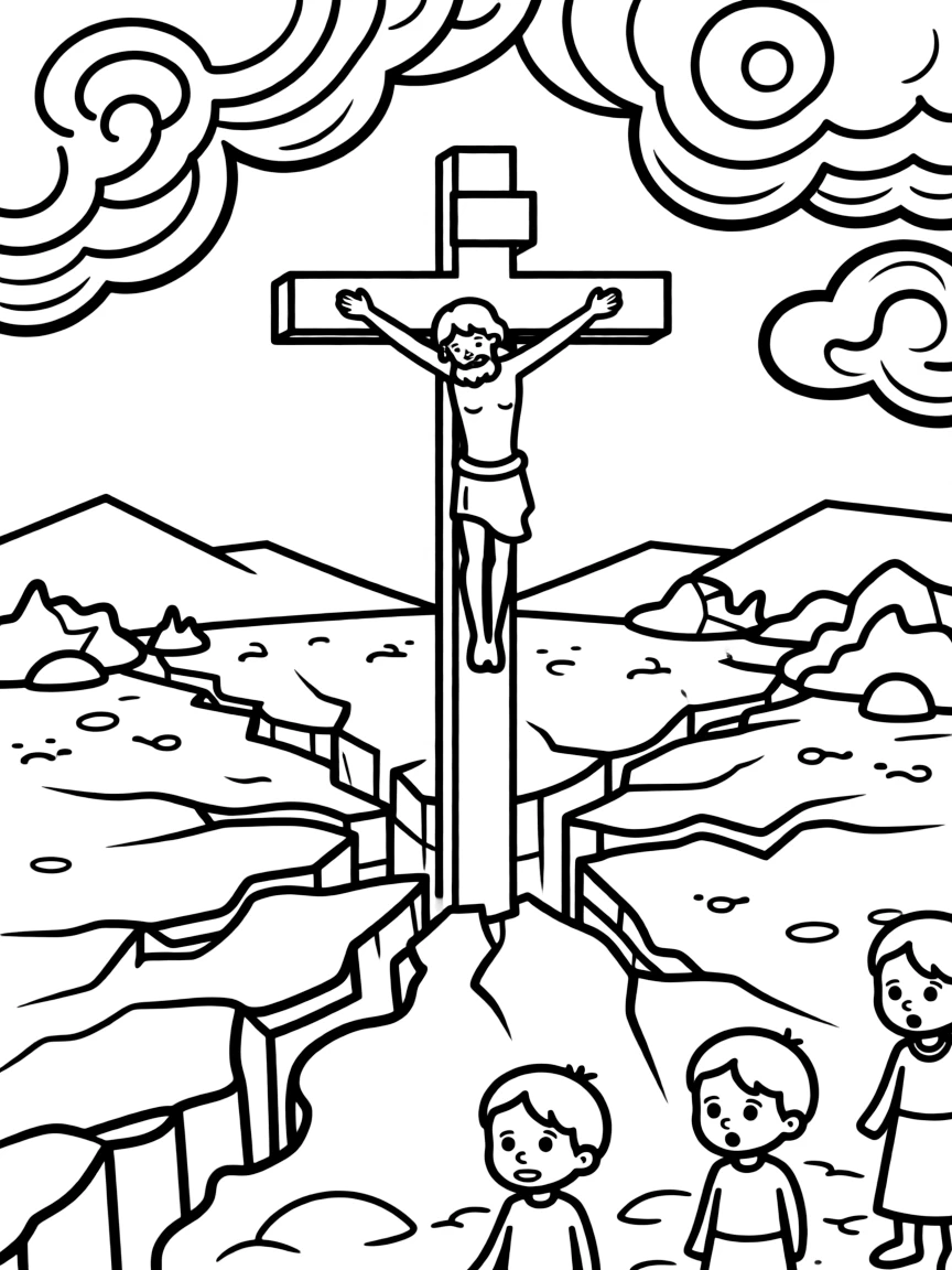 The earthquake and darkness at the crucifixion.