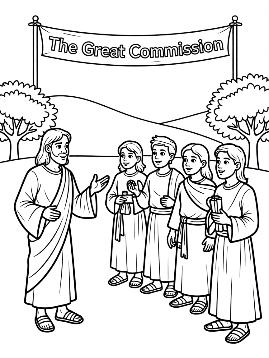 The Great Commission: Jesus sending his disciples to make more disciples.