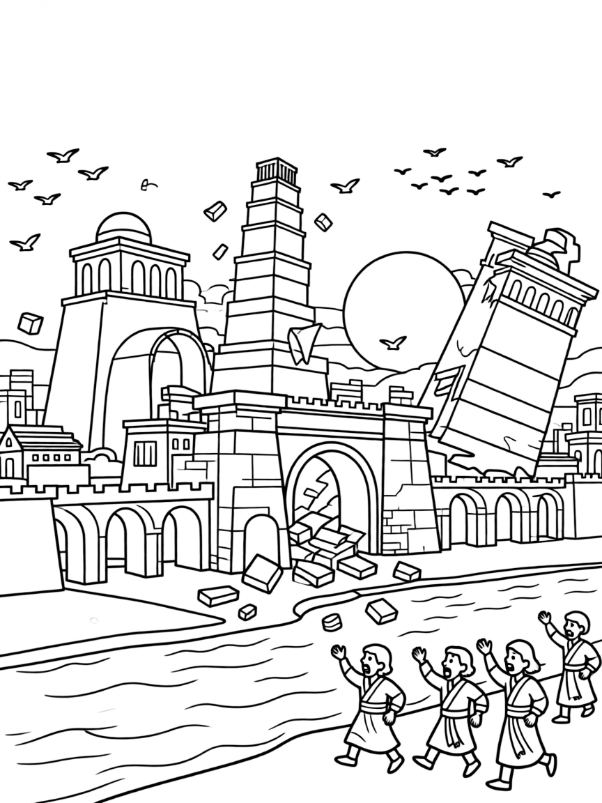 Babylon the Great city falling.