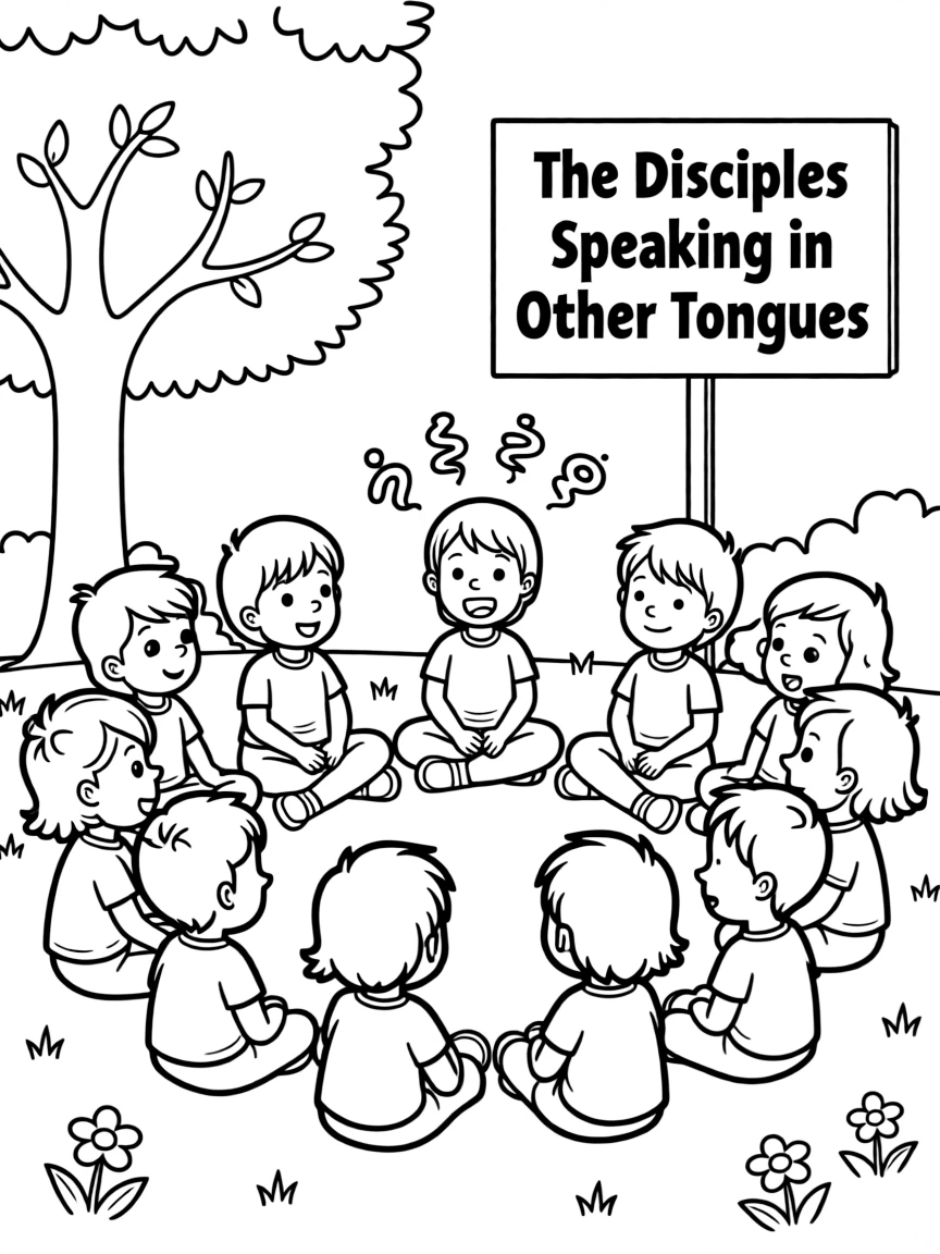 The disciples speaking in other tongues, and people understanding.